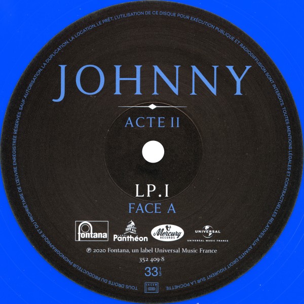 Double LP Johnny Acte II Universal Fnac 352 409-7