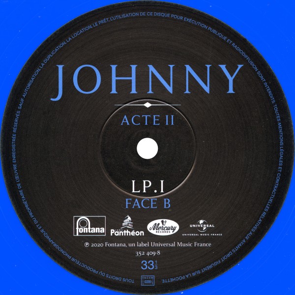 Double LP Johnny Acte II Universal Fnac 352 409-7