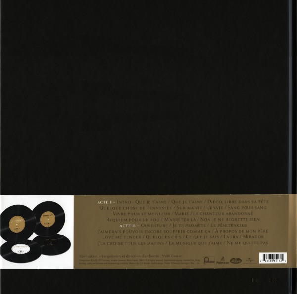 Coffret 4 LP Johnny Acte I - Acte II Universal 38 64173