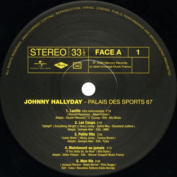 LP Au Palais des Sports 1967 Hachette M 0 1372 - 24 - F