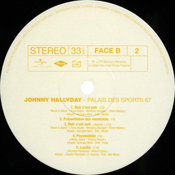 LP Au Palais des Sports 1967 Hachette M 0 1372 - 24 - F