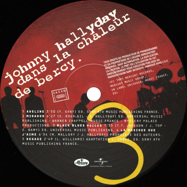 LP Dans la chaleur de Bercy Hachette M 0 1372 - 26 - F