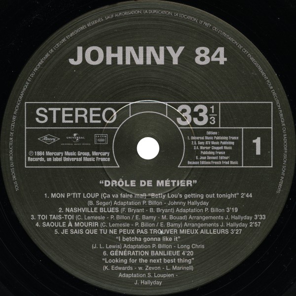 LP Drle de mtier Hachette M 01372 - 34 - F