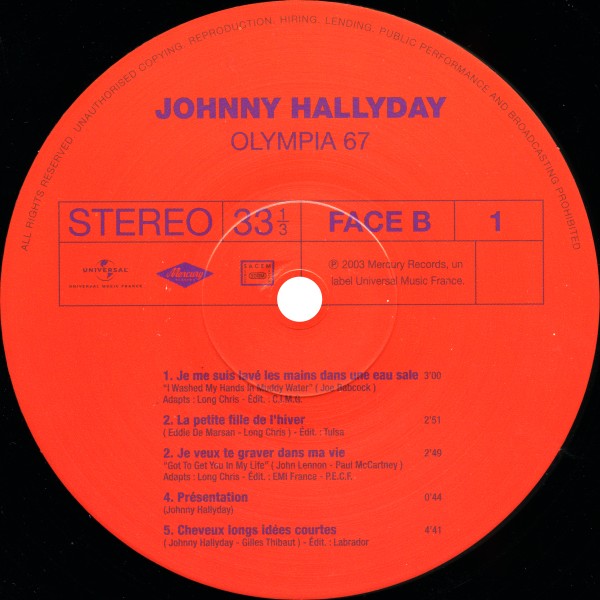 LP Olympia 67 Hachette M0 1372 - 36 - F