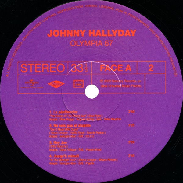 LP Olympia 67 Hachette M0 1372 - 36 - F