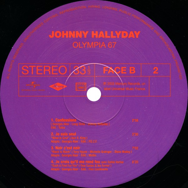 LP Olympia 67 Hachette M0 1372 - 36 - F