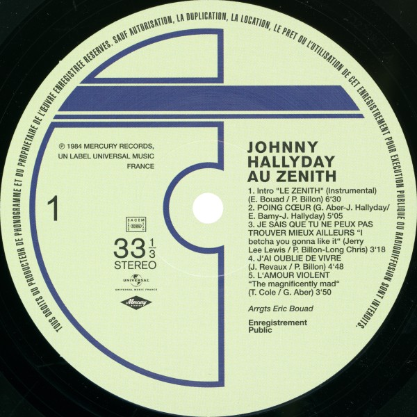 LP Au Znith Hachette M 01372 - 48 - F