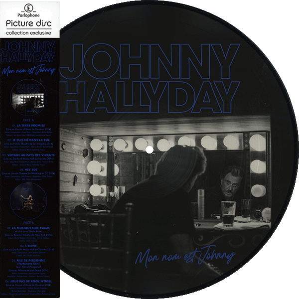 LP Picture disc Mon nom est Johnny Warner 0190296 215001