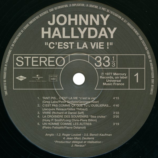 LP C'est la vie Hachette M 01372 - 49 - F