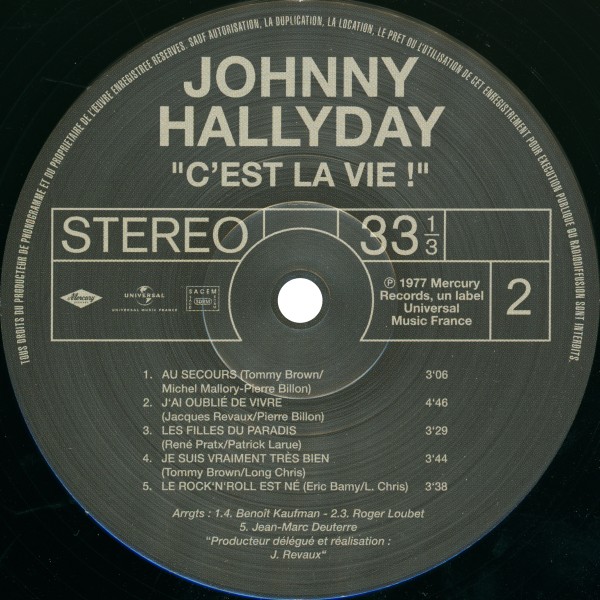 LP C'est la vie Hachette M 01372 - 49 - F