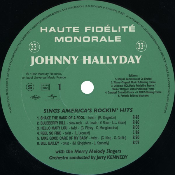 LP Sings America's rockin' hits  Hachette M 01372 - 52 - F