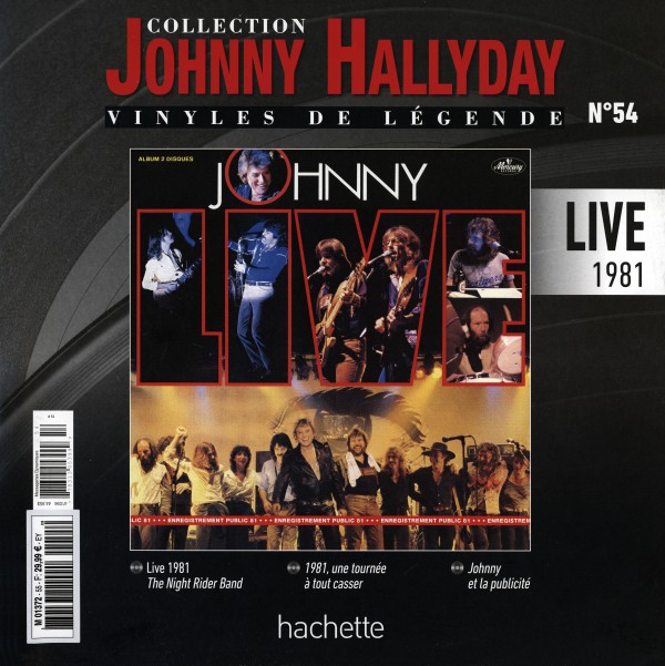 LP Johnny Live 81  Hachette M 01372 - 54 - F