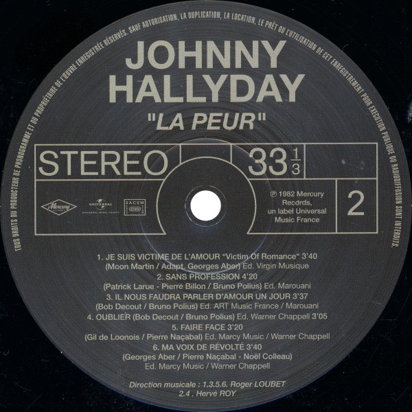 LP La peur  Hachette M 0 1372 - 58 - F