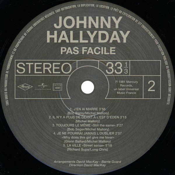 LP Pas facile Hachette M 0 1372 - 62 - F