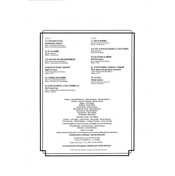 LP Pas facile Hachette M 0 1372 - 62 - F