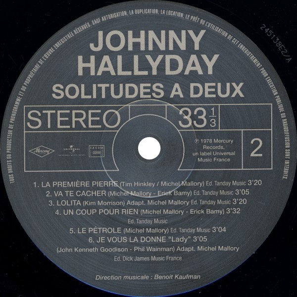 LP Solitudes  deux Hachette M 0 1372 - 63 - F
