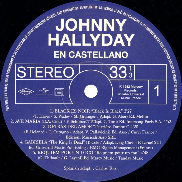 LP En castellano Hachette M 0 1372 - 65 - F