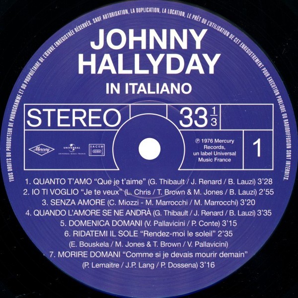 LP In italiano Hachette M 0 1372 -70 - F