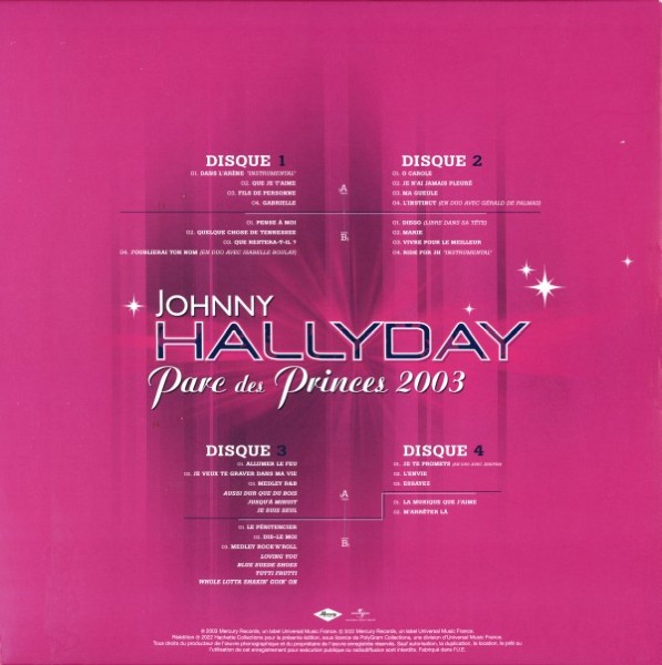 LP Parc des Princes 2003 Hachette M 0 1372 - 71 - F