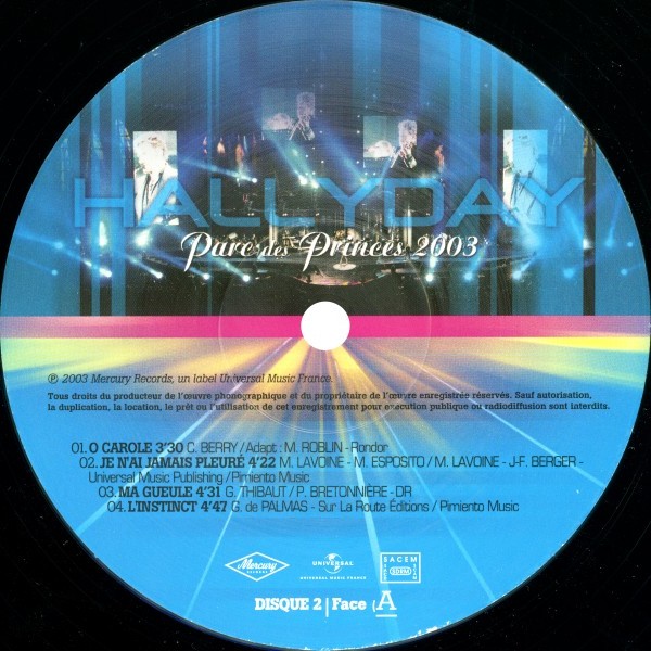 LP Parc des Princes 2003 Hachette M 0 1372 - 71 - F