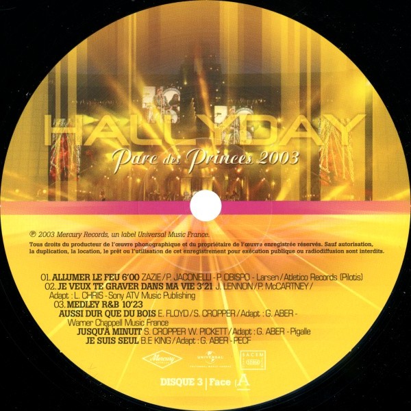 LP Parc des Princes 2003 Hachette M 0 1372 - 71 - F