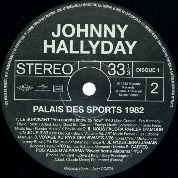 LP Palais des Sports 1982  Hachette M 0 1372 - 72 - F