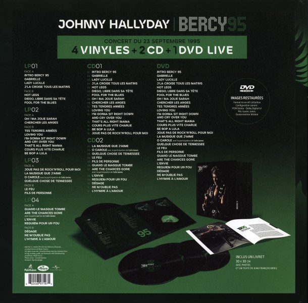 LP-CD-DVD Bercy 95  Universal 0602448 971975