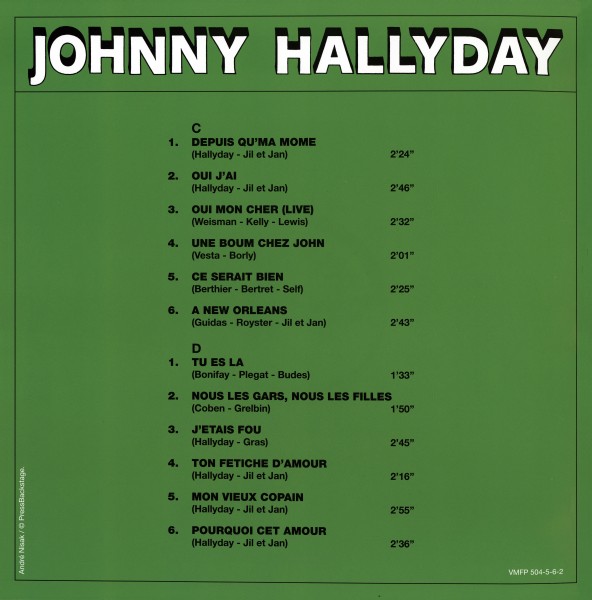 Coffret 3 LP Johnny Hallyday Culture Factory VMFP504-5-6