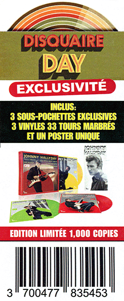 Coffret 3 LP Johnny Hallyday Culture Factory VMFP504-5-6