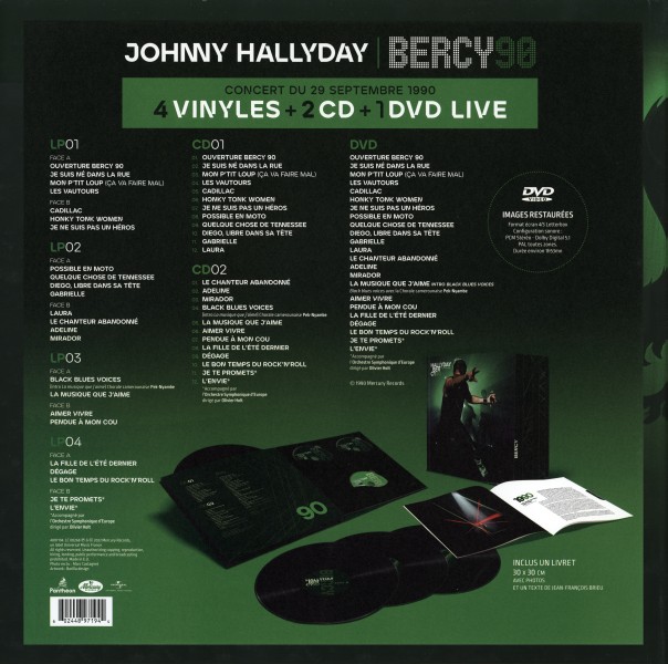 LP-CD-DVD Bercy 90  Universal 0602448 971944