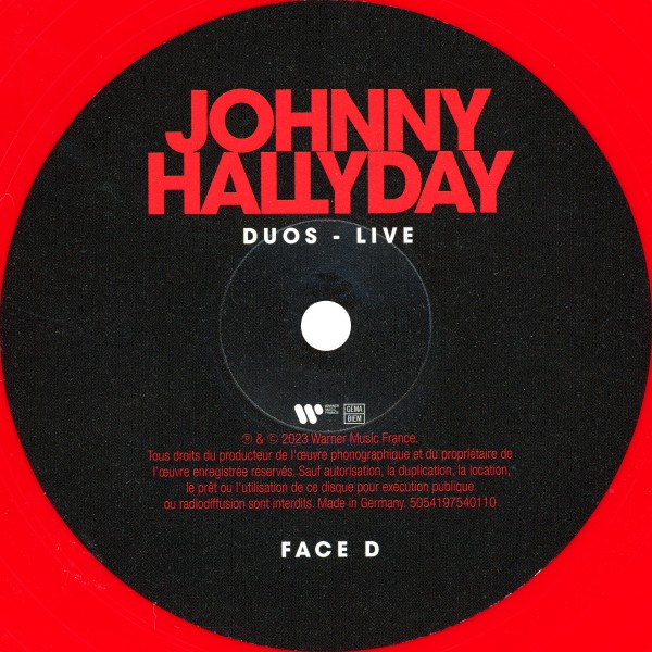 LP Duos Warner5054197 540110 rouge