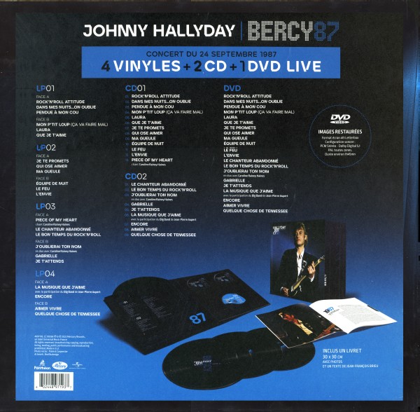 LP-CD-DVD Bercy 87  Universal 0602448 971937