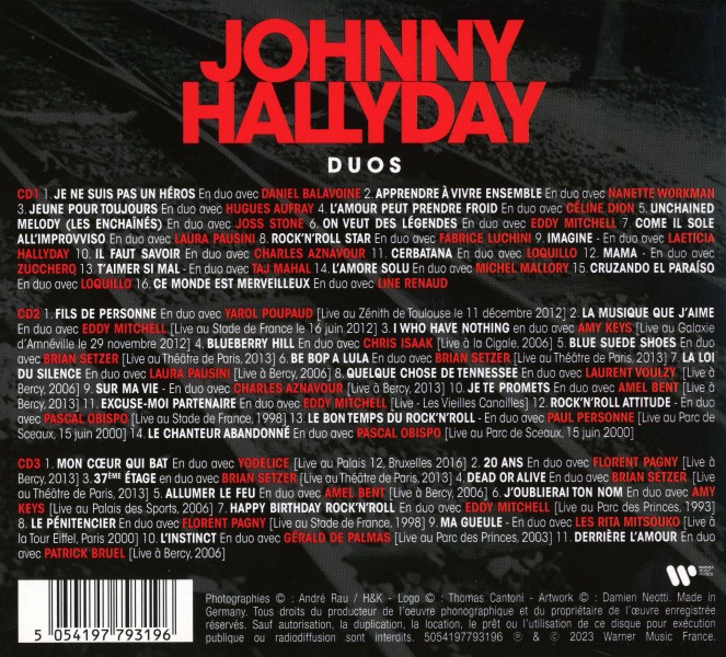 Triple CD Duos Warner5054197 793196