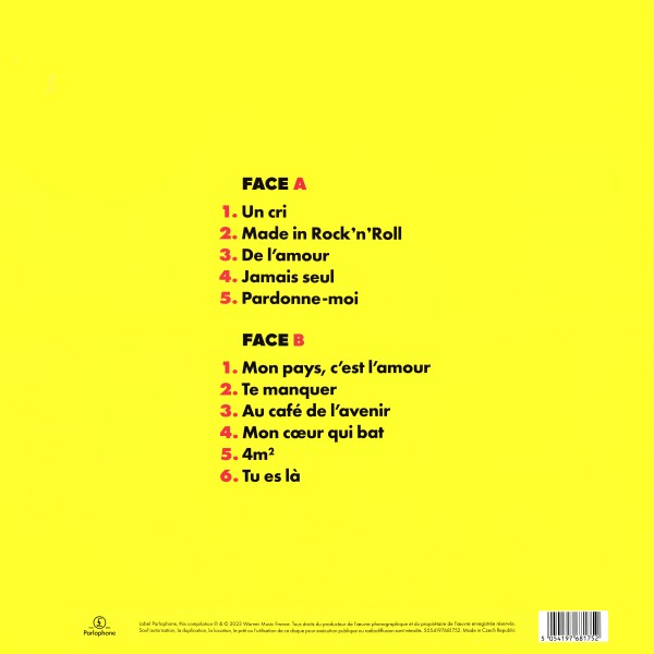 LP Made in rock 'n' roll  Warner 5054197 681752 jaune