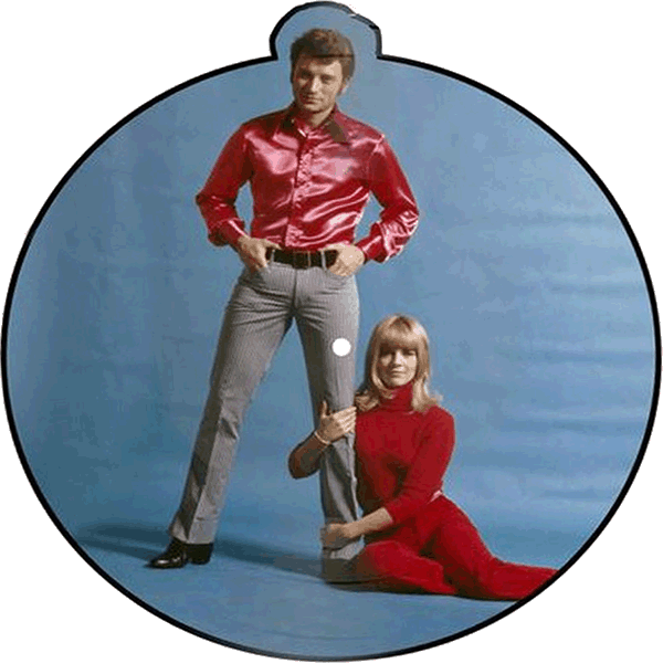 LP Picture disc découpé Johnny & Sylvie Culture Factory 3700477837327 