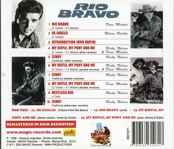 CD Rio Bravo Magic Records 3931071