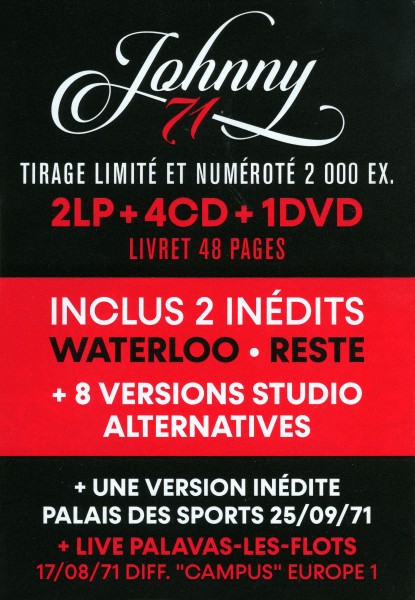 Livre-disque Johnny 71  Universal 539 8795