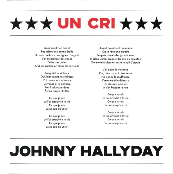 Maxi 45 T color  Un cri Warner 05054197935046