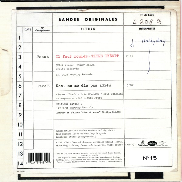 SP Universal 7524374 Il faut rouler Universal 7524374