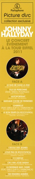 LP Picture disc Le concert vnement  la Tour Eiffel, 2011 Warner 5021732 440471