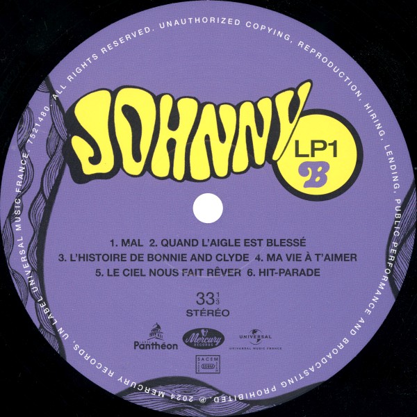 LP Johnny 68 Jeune homme Universal 7521 479