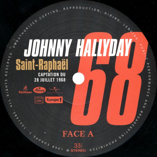 LP Johnny 68 Saint-Raphal Universal 7521 485