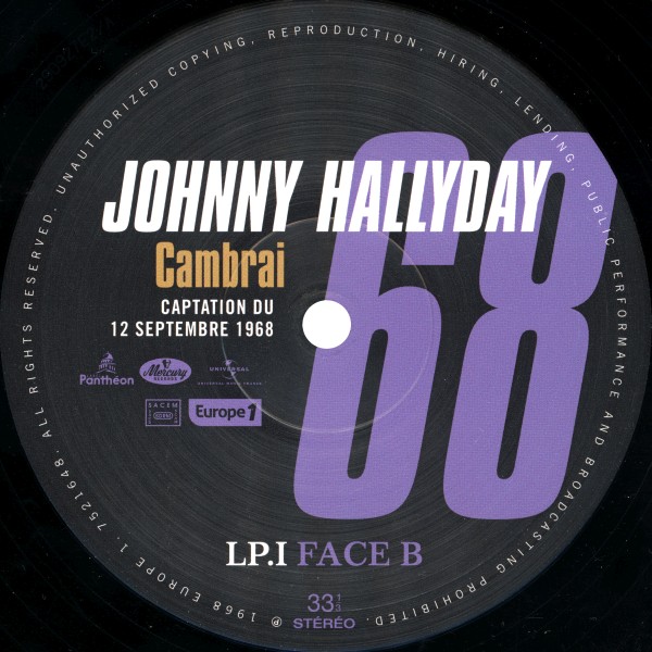 LP Johnny 68 Cambrai Universal 7521 486