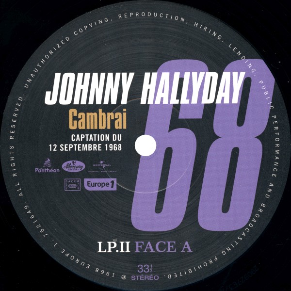 LP Johnny 68 Cambrai Universal 7521 486