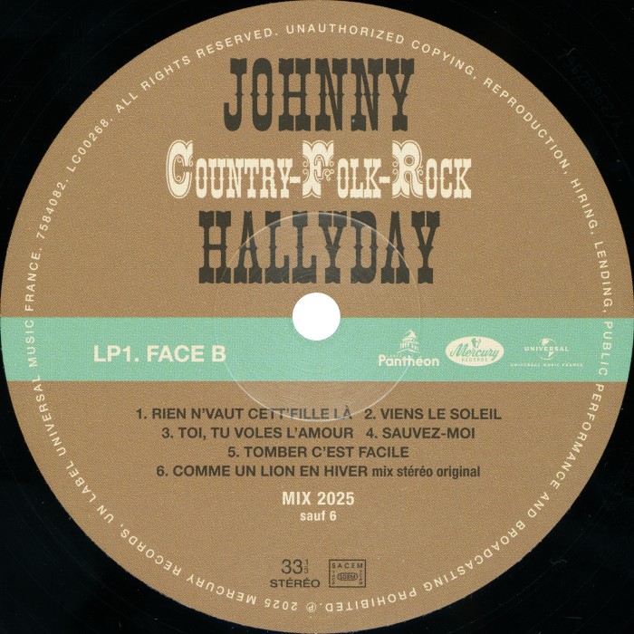 LP Country - Folk - Rock Universal 7584081