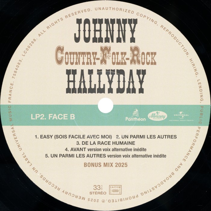 LP Country - Folk - Rock Universal 7584081