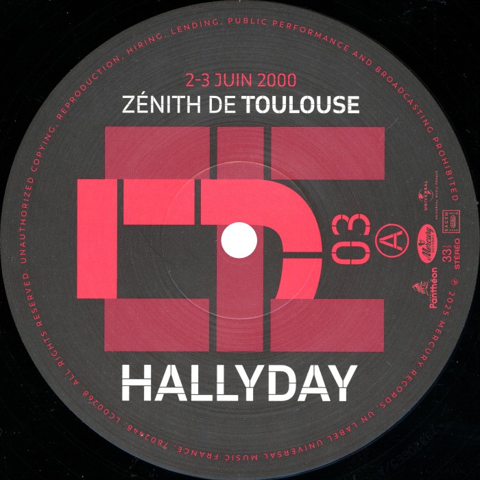 LP Zenith de Toulouse 2000 2-3 juin Universal 7802 445