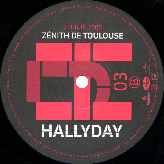 LP Zenith de Toulouse 2000 2-3 juin Universal 7802 445