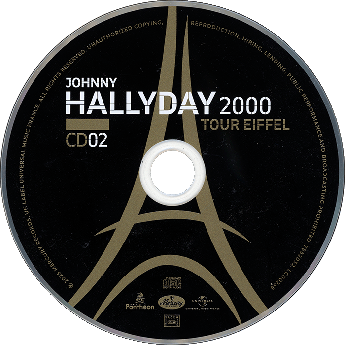 CD-DVD Tour Eiffel 2000 Universal 7832 184