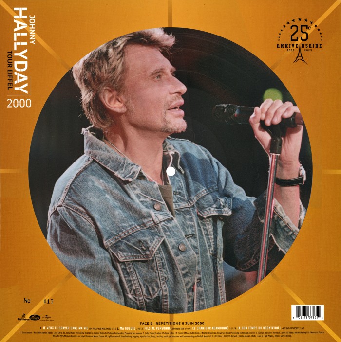 LP picture disc Tour Eiffel 2000 Universal 7837 865